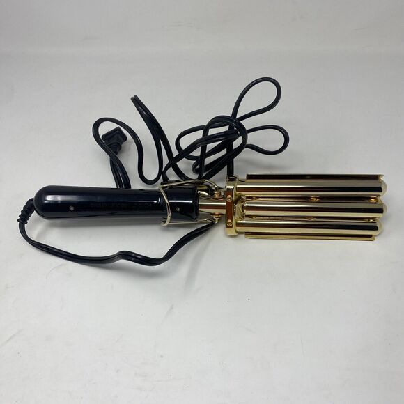 Vidal Sassoon Model VS184 Gold Series Wave Iron - Picture 2 of 8